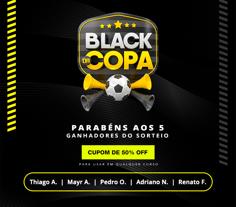 ⬛️⬛️ SORTEIO BLACK DA COPA RENDER ⬛️⬛️ Parabéns aos sortudos do cupom ...